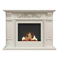 Биокамин в портале SteelHeat Belfast Lux, стекло