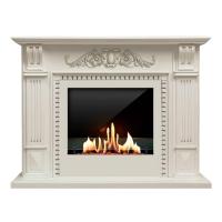 Биокамин в портале SteelHeat Belfast Lux, стекло, стемалит