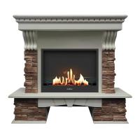 Биокамин в портале SteelHeat Provans, стекло