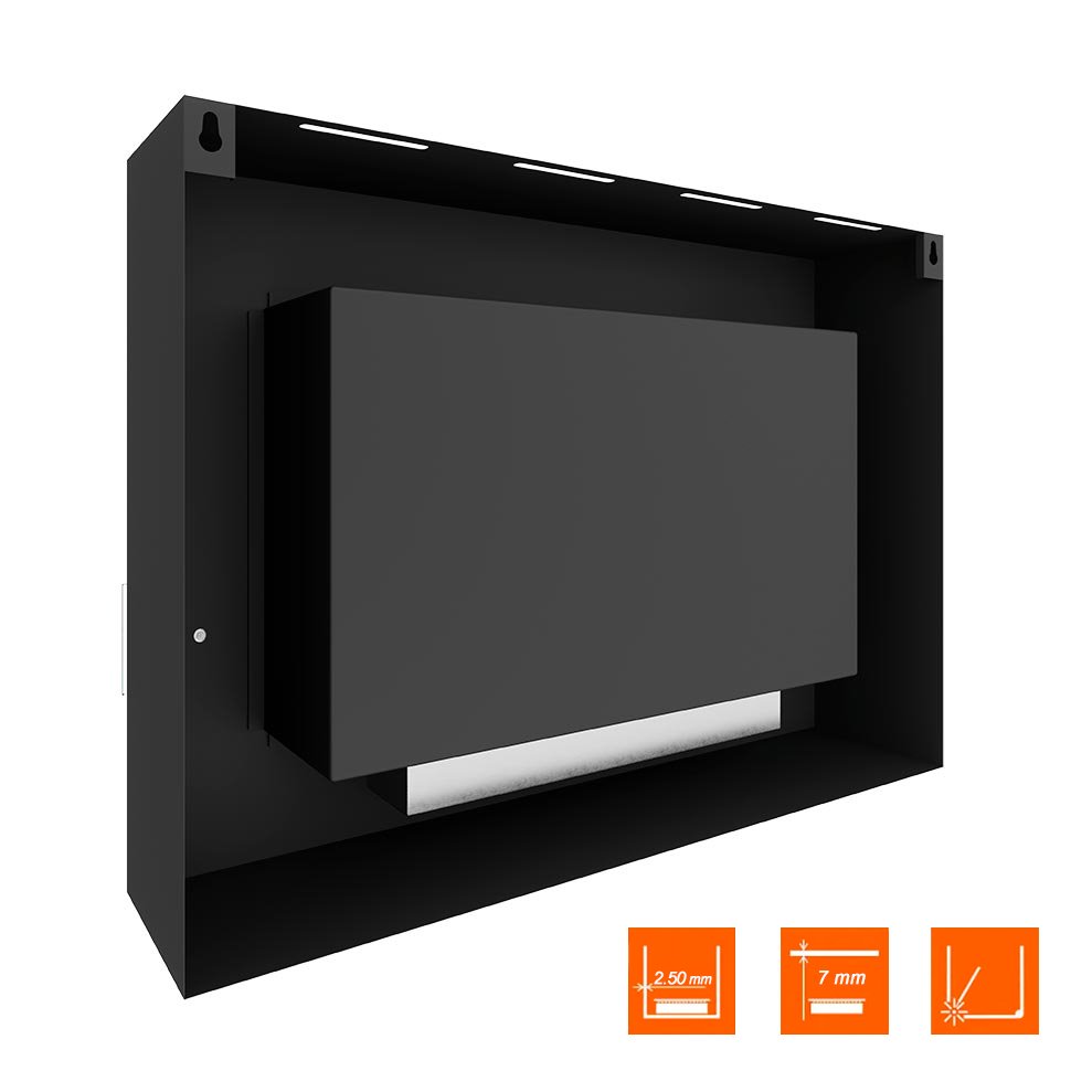 Биокамин SteelHeat WALL GRAND 900 черный по цене 35 070 руб.