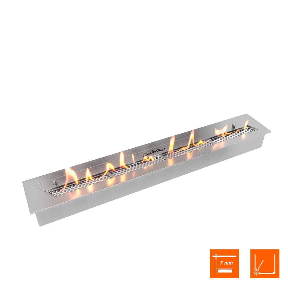 Биокамин SteelHeat WALL FRAME ONE 1000 белый, стекло, стемалит по цене 64 470 руб.