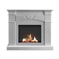 Биокамин в портале SteelHeat Shervud, стекло