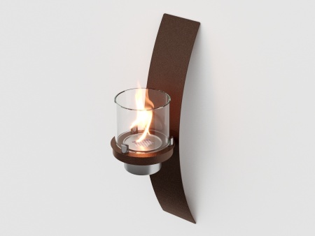 Настенный биокамин Lux Fire "ОЛИМПУС D" (коричневый) по цене 11 616 руб.