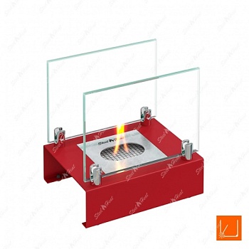 Настольный биокамин SteelHeat ALBA красный Настольный биокамин SteelHeat ALBA красный