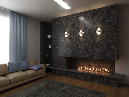 Автоматический биокамин Lux Fire Smart Flame 1400 INOX по цене 