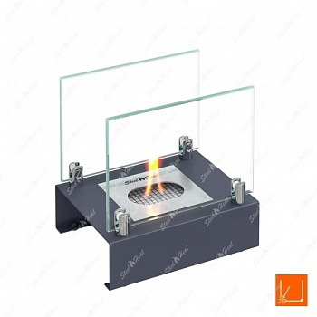 Настольный биокамин SteelHeat ALBA серый Настольный биокамин SteelHeat ALBA серый