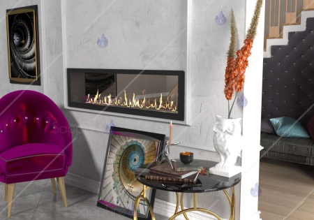 Встраиваемый биокамин / сквозной очаг 1100 (SappFire) по цене 53 200 руб.