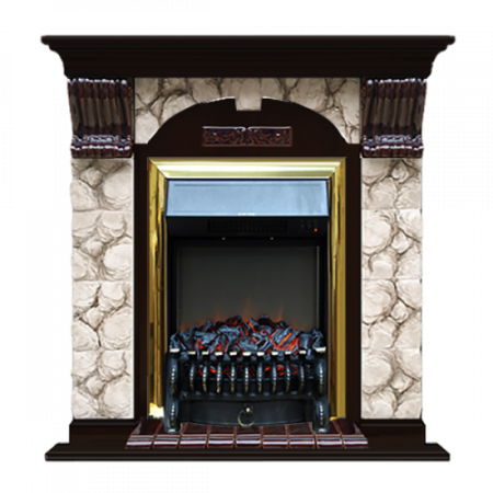 Арочный Карелия (венге)+Fobos Brass