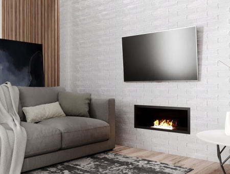 Биокамин "Русский огонь" Лайт 780V встраиваемый с защитным стеклом по цене 21 350 руб.