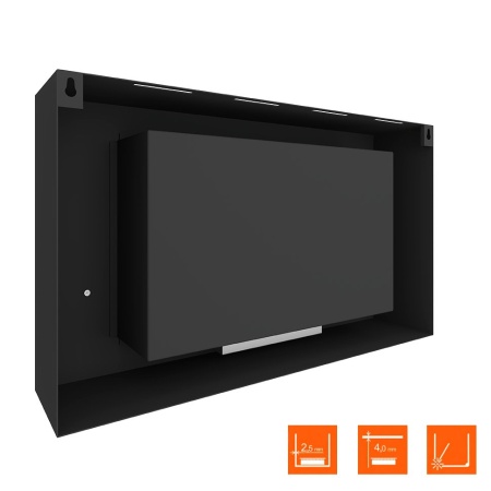 Биокамин SteelHeat WALL LONG 900 LITE черный, стемалит по цене 29 925 руб.