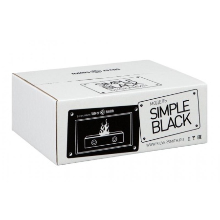 Биокамин настольный Silver Smith Simple Black по цене 8 900 руб.