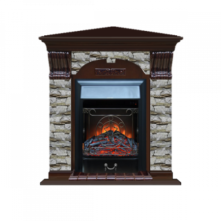 Арочный Алтай угловой (дуб)+Majestic Black