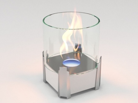 Настольный биокамин Lux Fire "Рондо" S Белый по цене 12 760 руб.