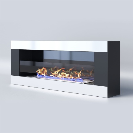 Биокамин "Русский огонь" Модерн 1200N настенный с защитным стеклом по цене 41 250 руб.