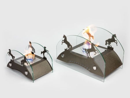 Настольный биокамин Lux Fire "Графский мост" M Бронза по цене 19 602 руб.