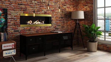 Биокамин "Русский огонь" Голд 1200N настенный по цене 40 800 руб.