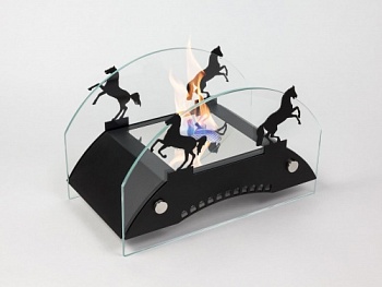 Настольный биокамин Lux Fire "Графский мост" M Чёрный Настольный биокамин Lux Fire "Графский мост" M Чёрный